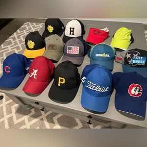 Lot of 14 men’s hats